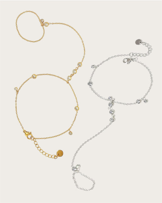 Brilli Hand Chain Bracelet SS