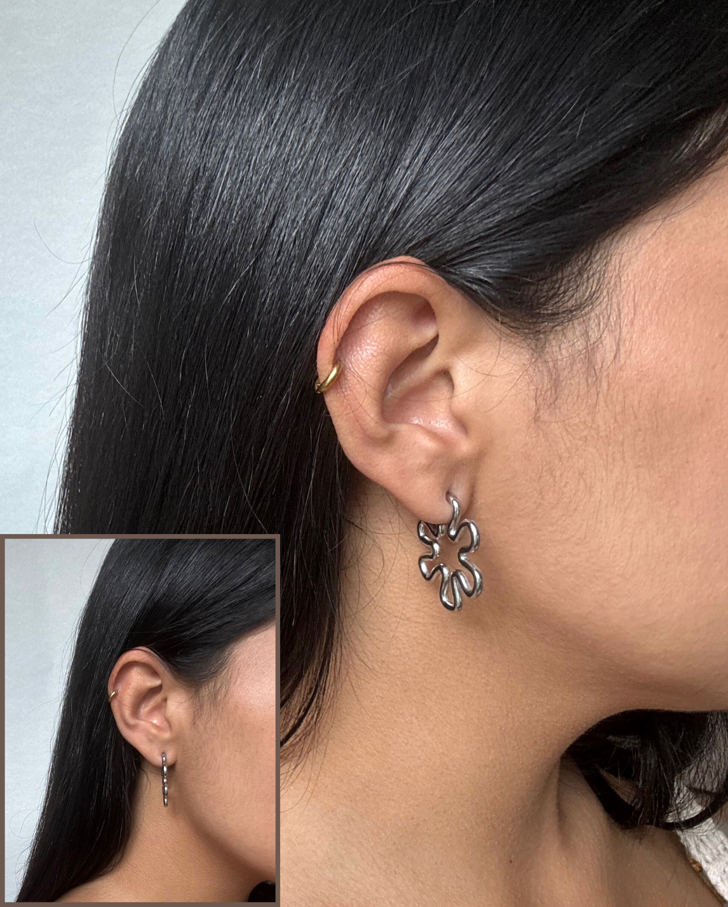 Flori Hoop Earring SS