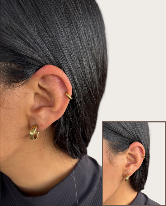 Snake Mini Hoop Earring SS