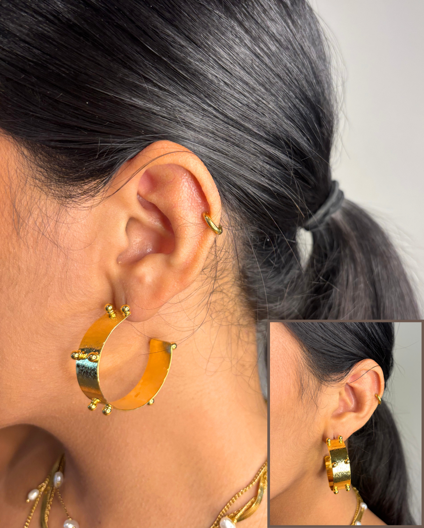 Vane Hoop Earring