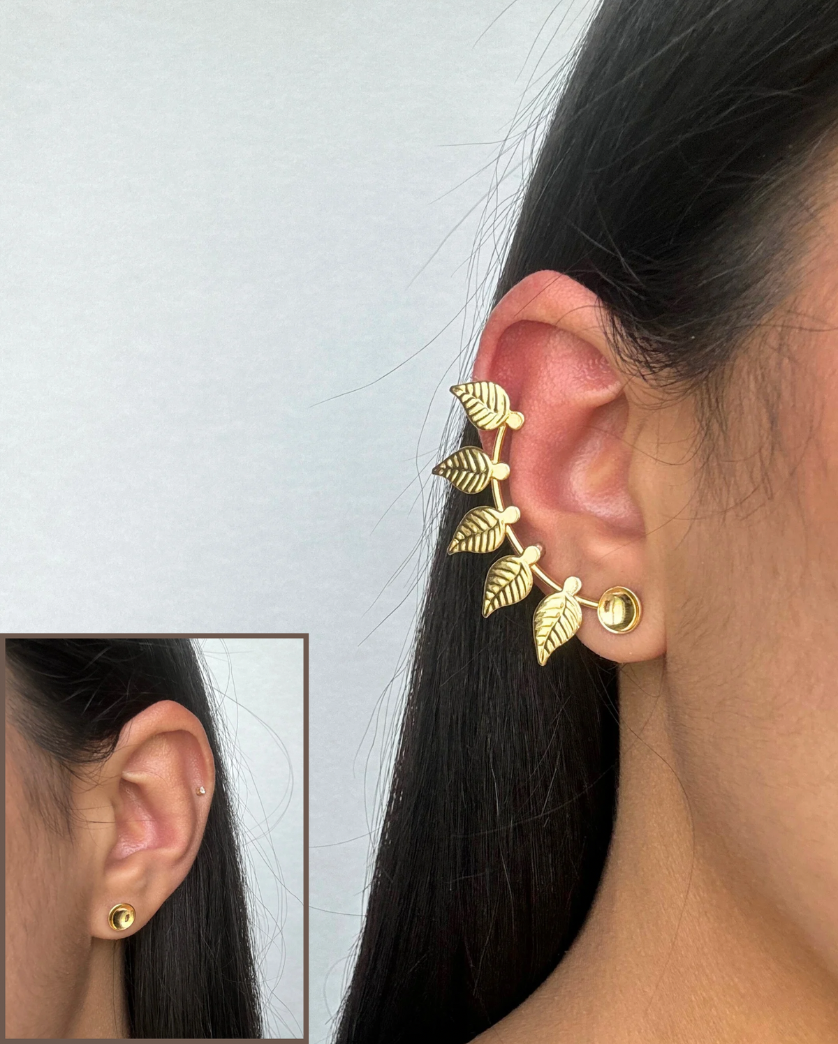 Lia Earring with Earcuff - Arete Pinza