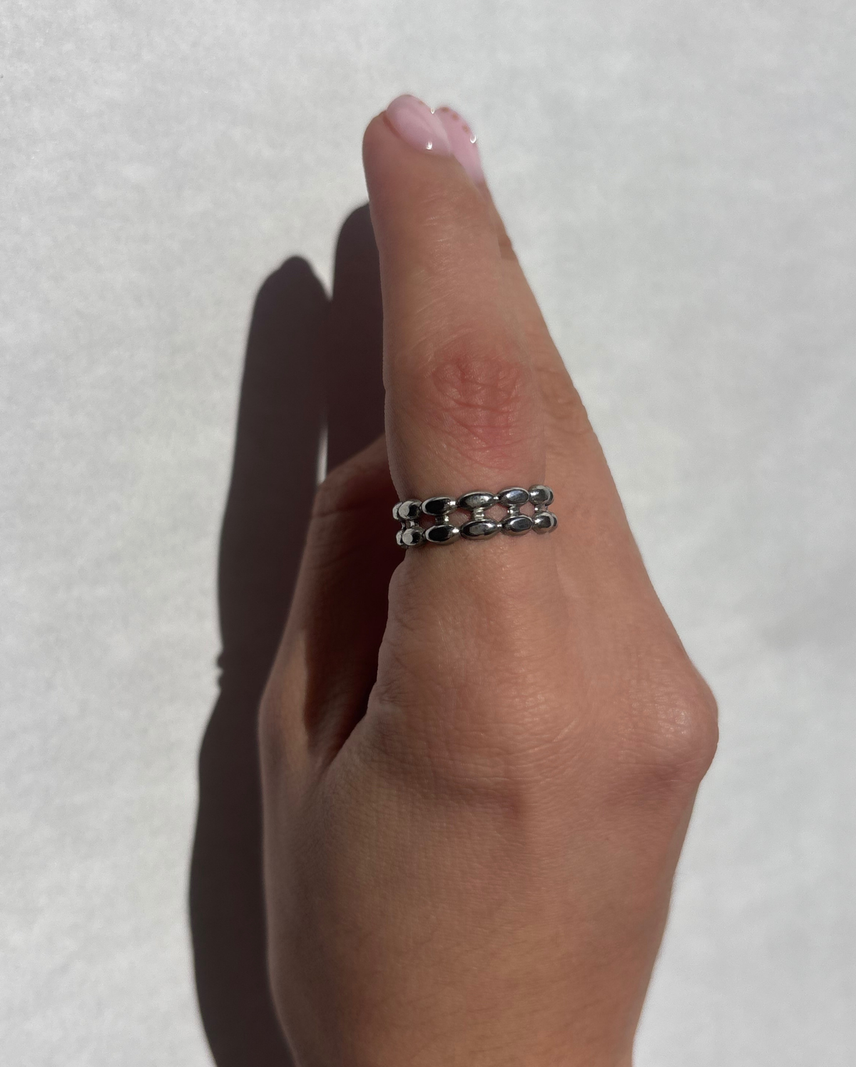 Ovalos Ring SS