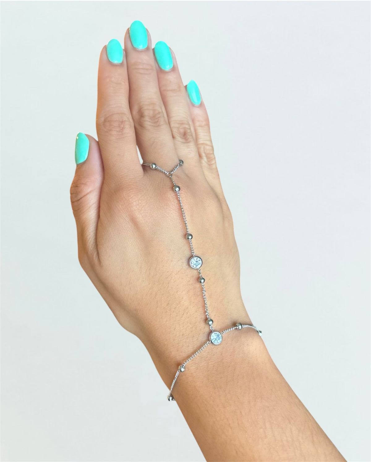 Raquel Hand Chain Bracelet SS