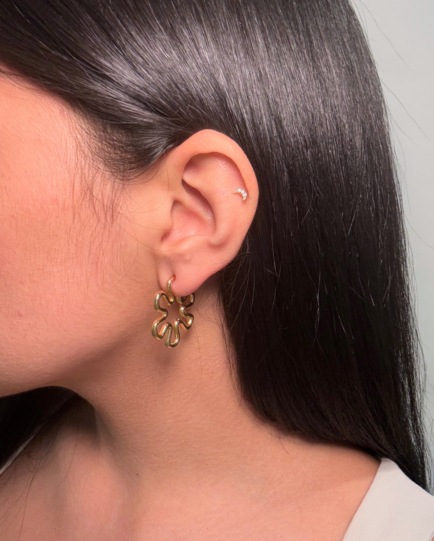 Flori Hoop Earring SS