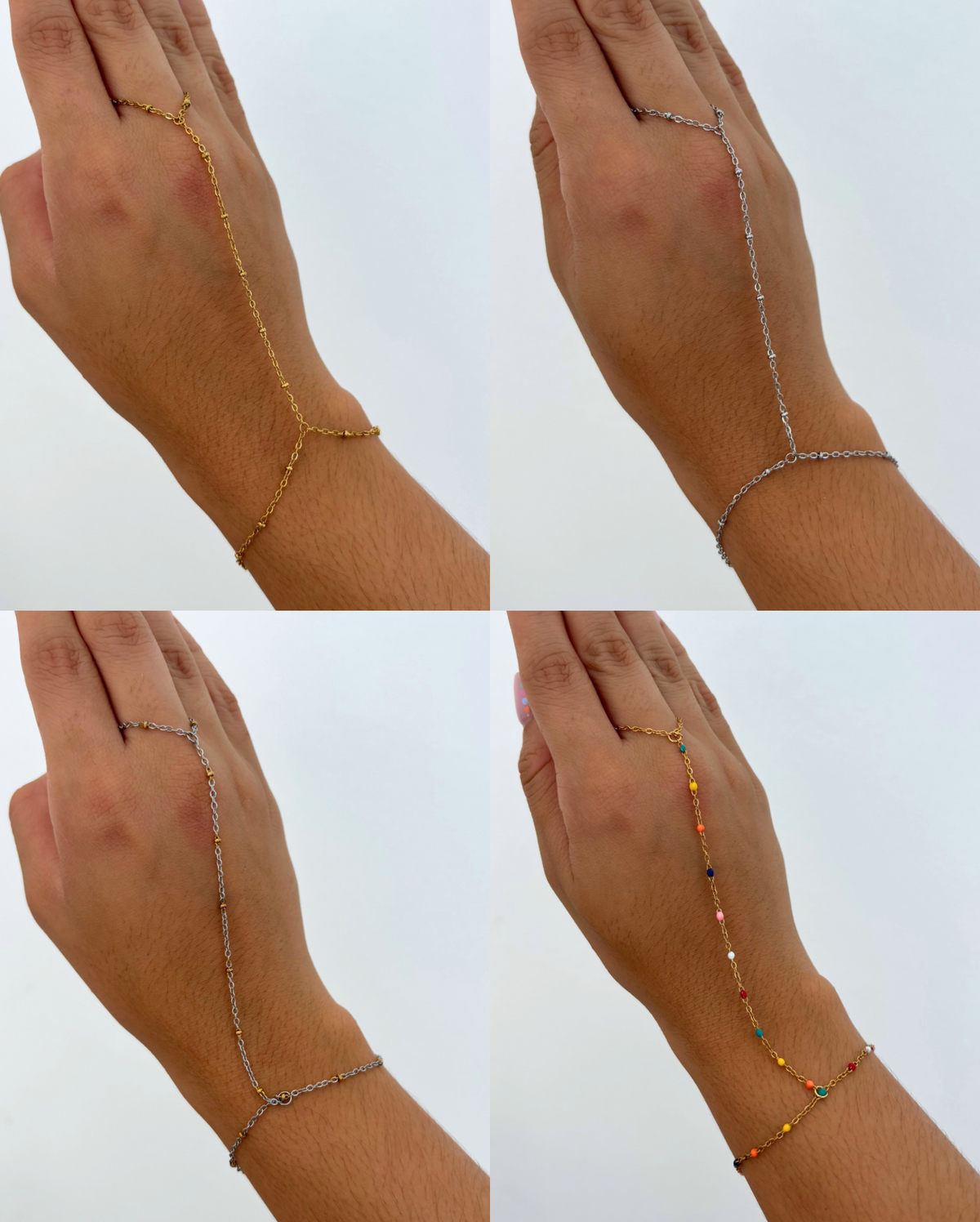 Alina Hand Chain Bracelet SS