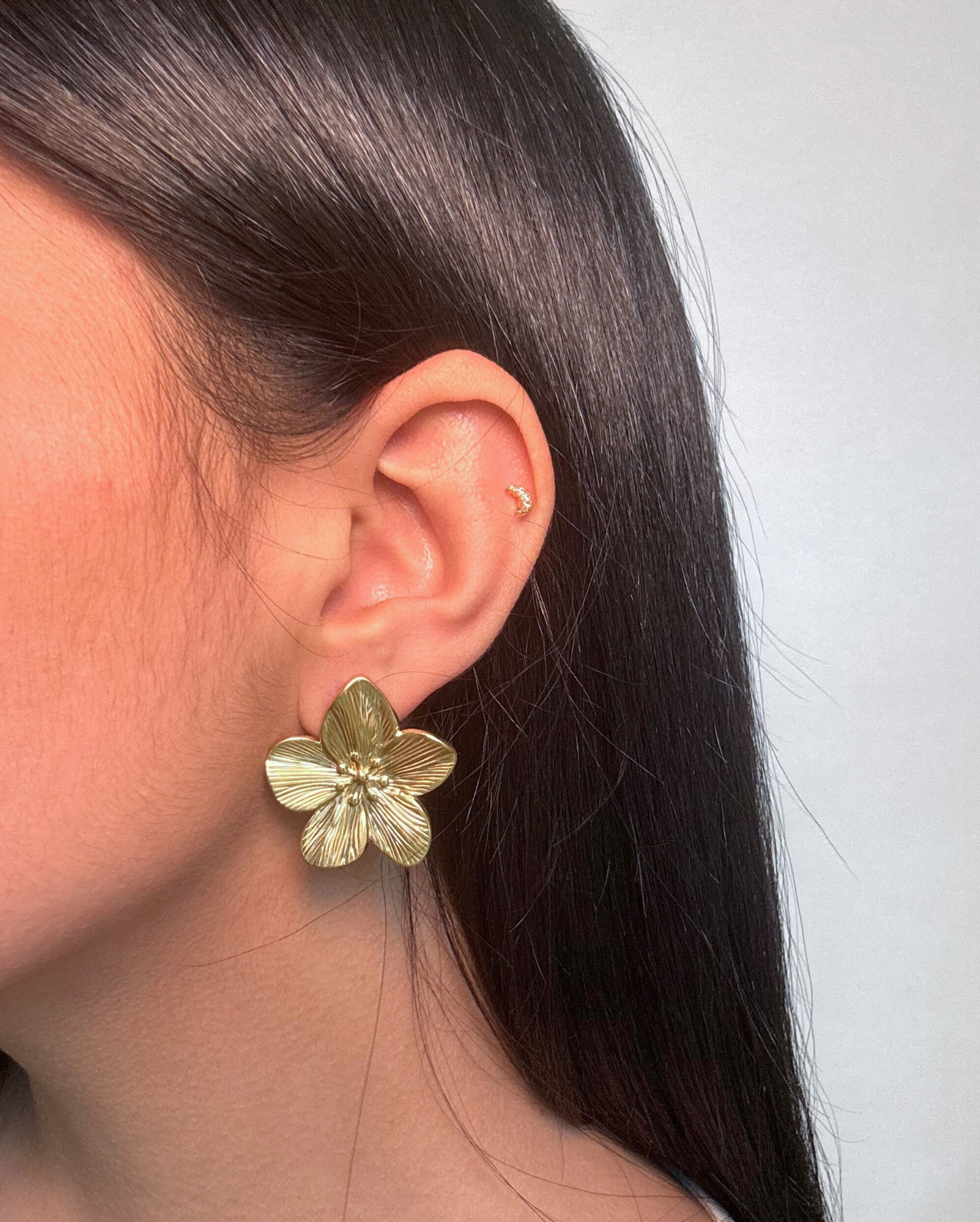 Flor Stud Earring SS
