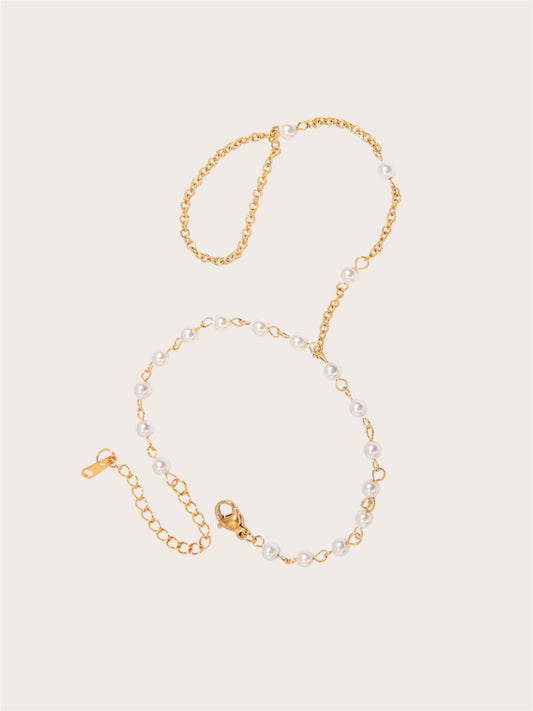 Perla Hand Chain Bracelet SS