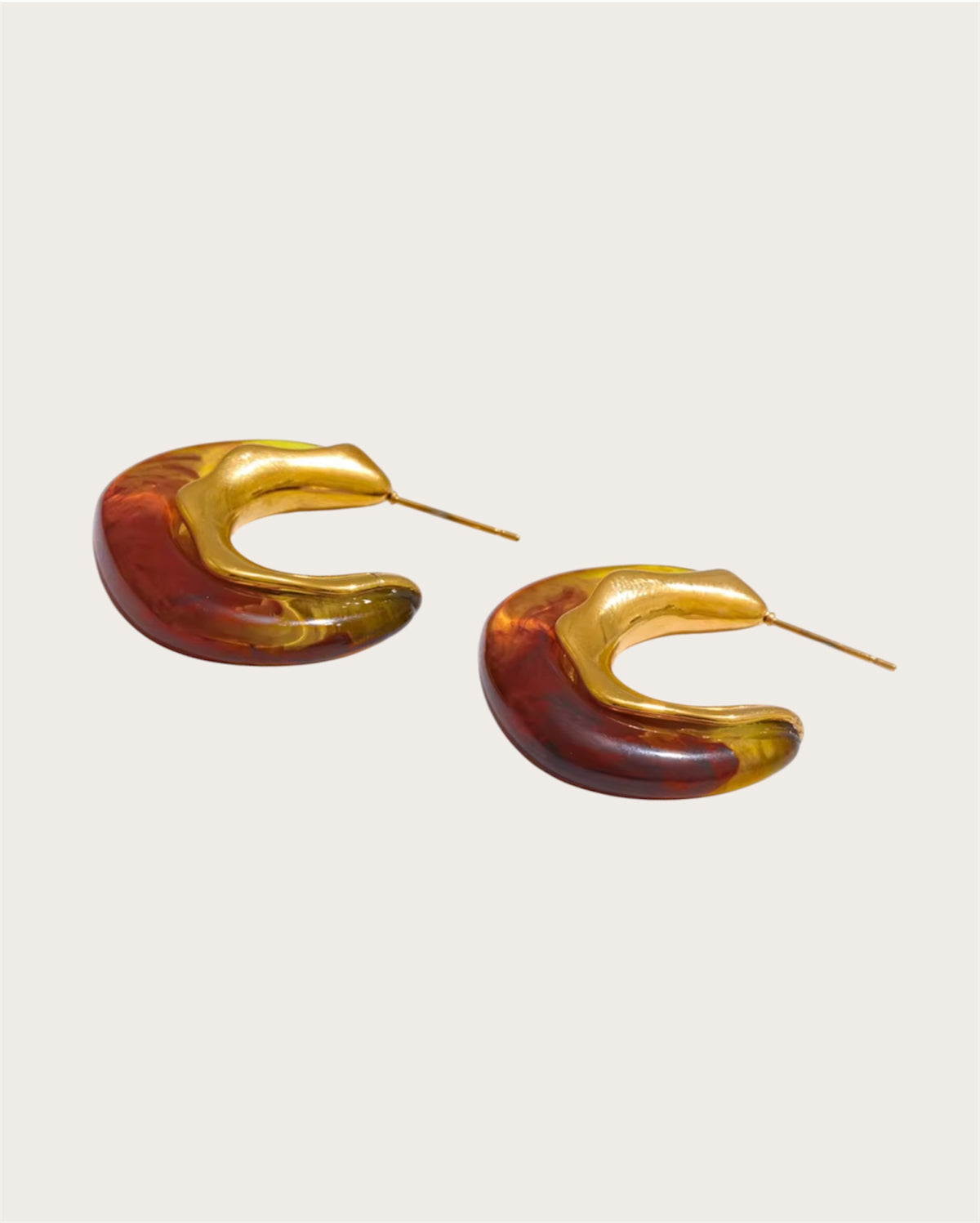 Tortoise Hoop Earring SS