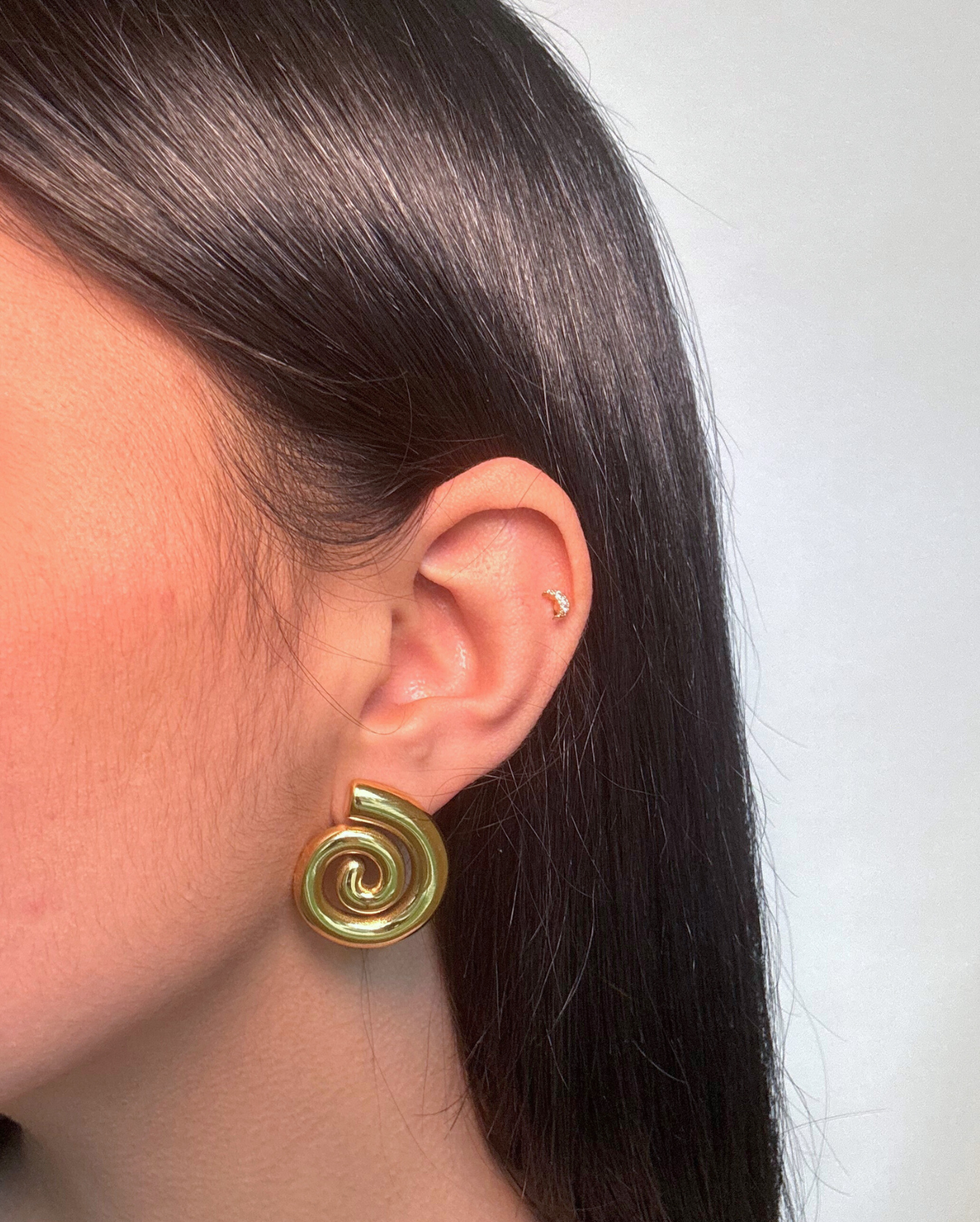 Spiral Stud Earring SS