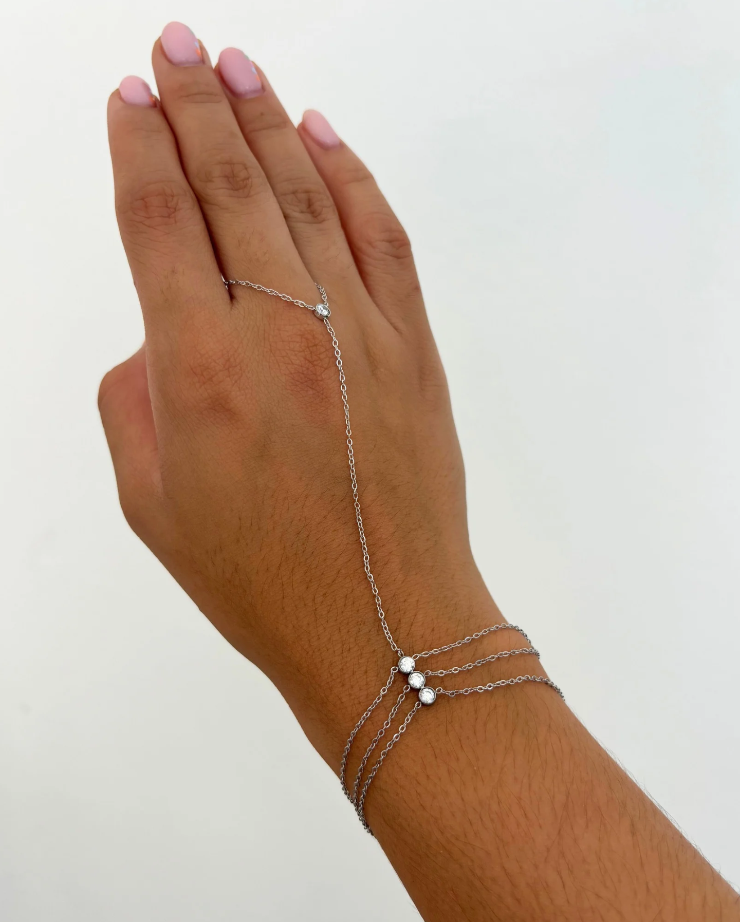 Zoe Hand Chain Bracelet SS