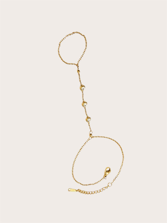 Daniela Hand Chain Bracelet SS