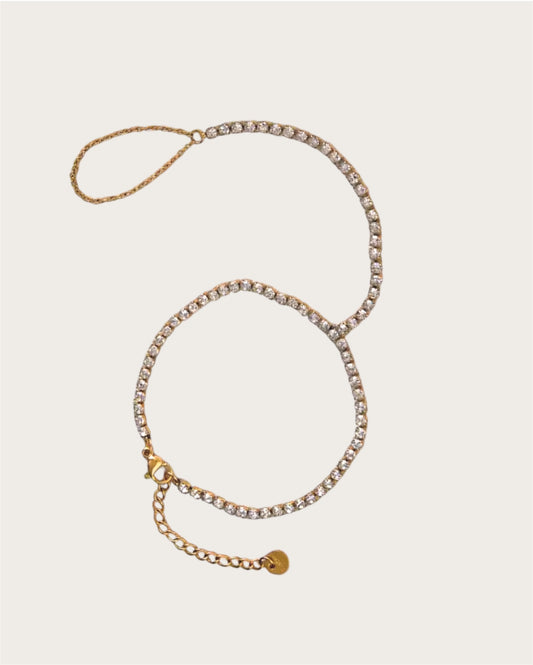 Spark Hand Chain Bracelet SS