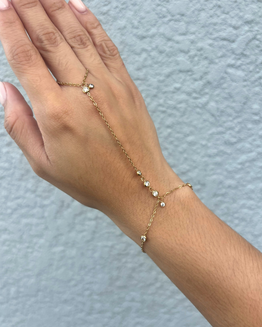 Brilli Hand Chain Bracelet SS