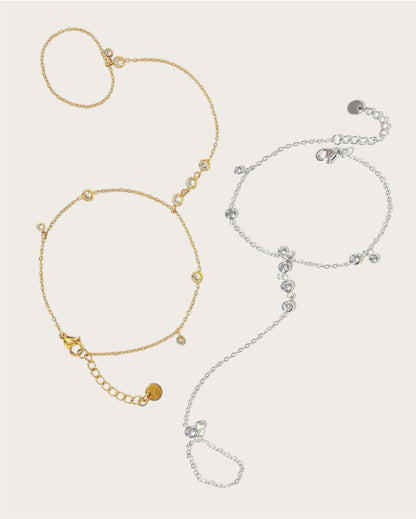 Brilli Hand Chain Bracelet SS