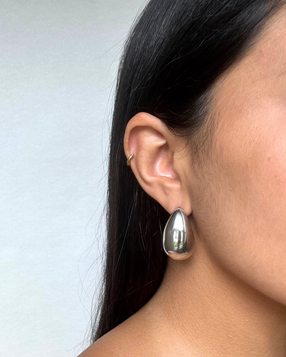 Gota XL Stud Earring SS