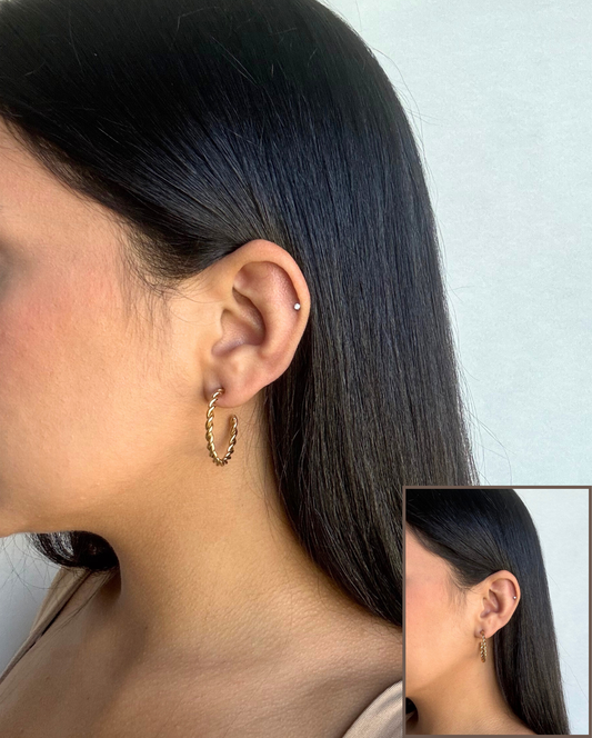 Rita Hoop Earring SS