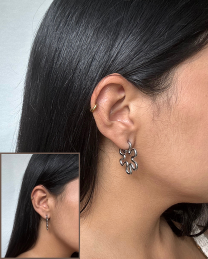 Flori Hoop Earring SS
