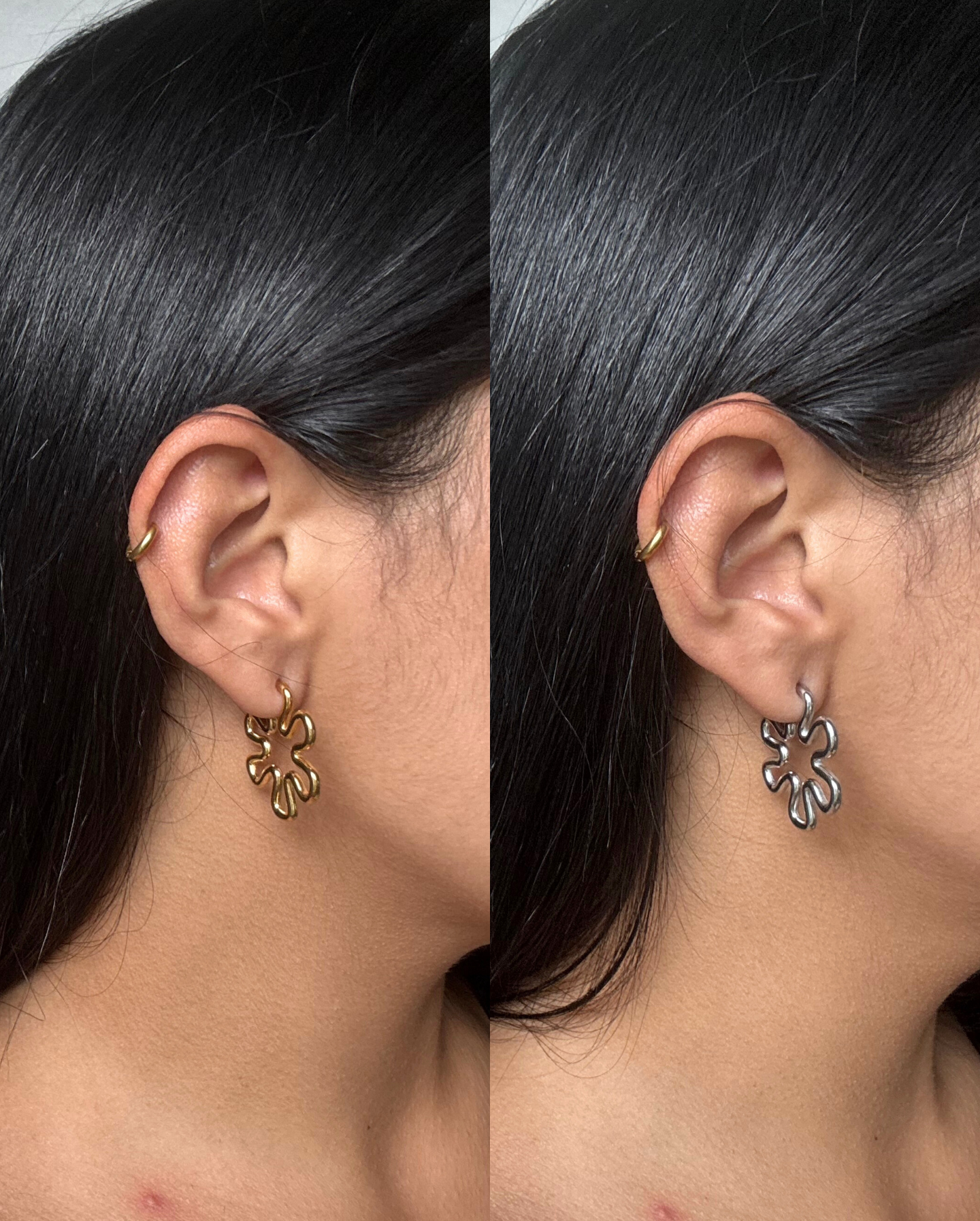 Flori Hoop Earring SS