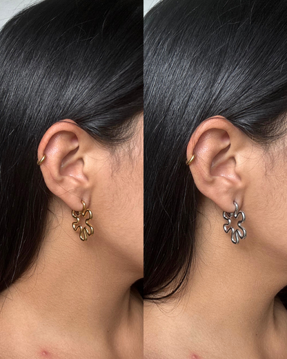 Flori Hoop Earring SS