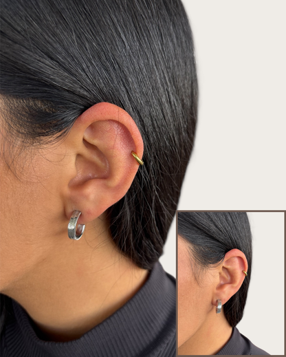 Snake Mini Hoop Earring SS