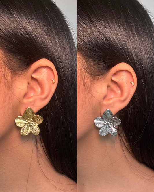 Flor Stud Earring SS