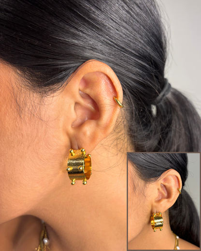 Vane Hoop Earring