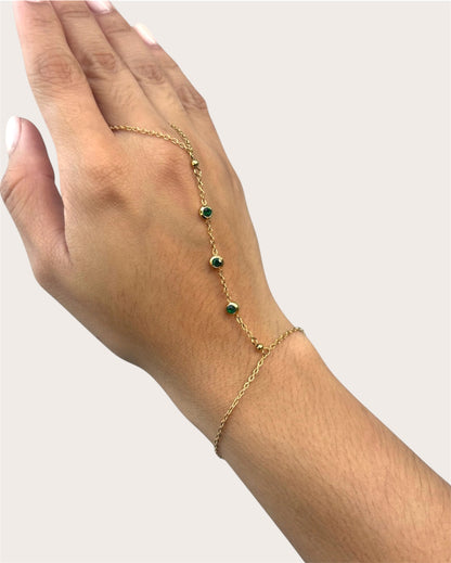 Daniela Hand Chain Bracelet SS