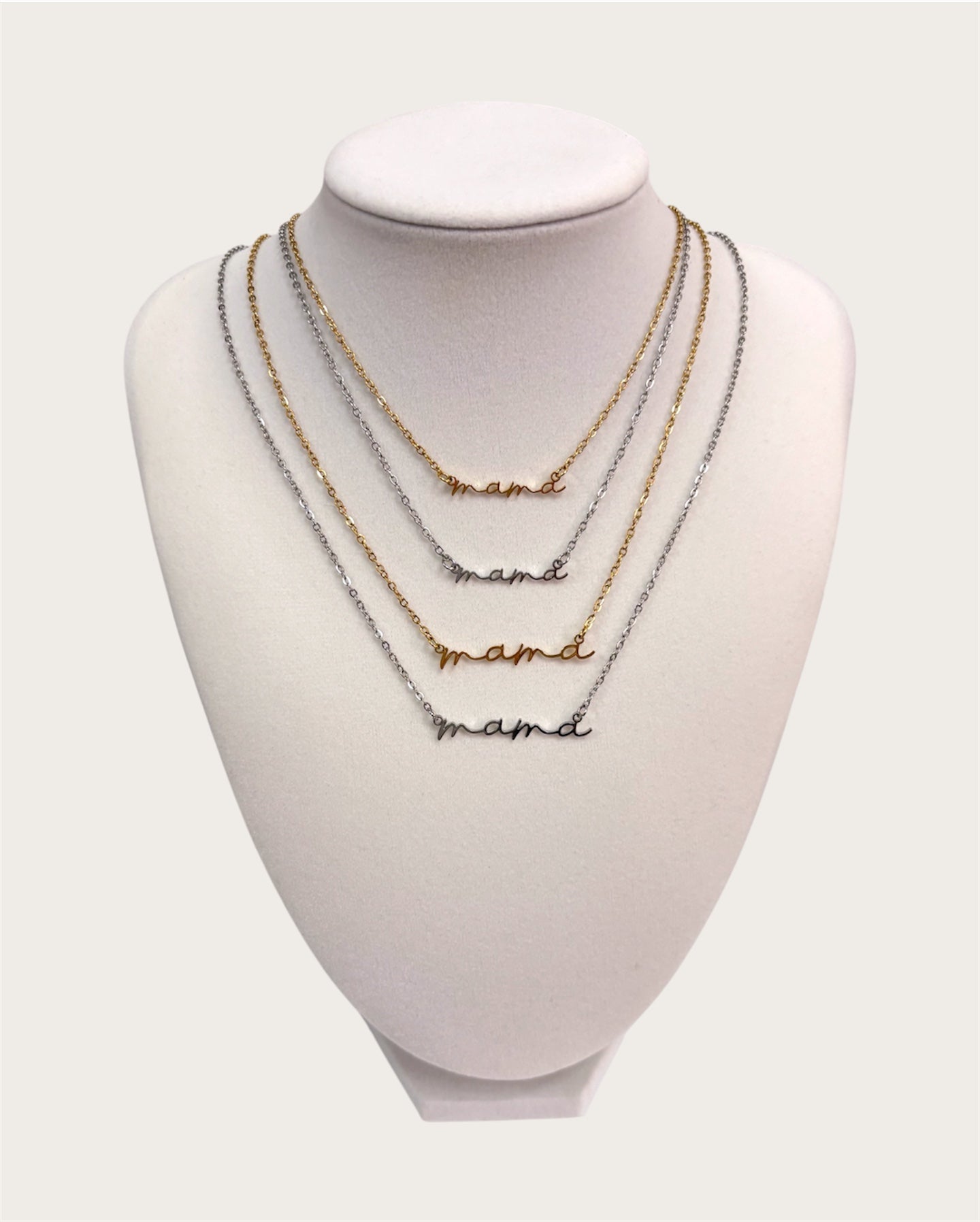 MAMA Cursivo Necklace SS