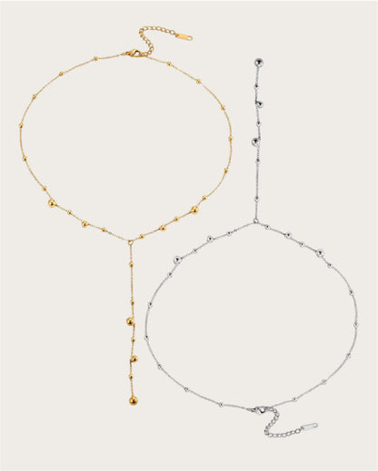 Dots Lariat Necklace SS