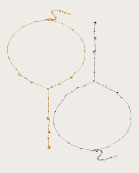Dots Lariat Necklace SS