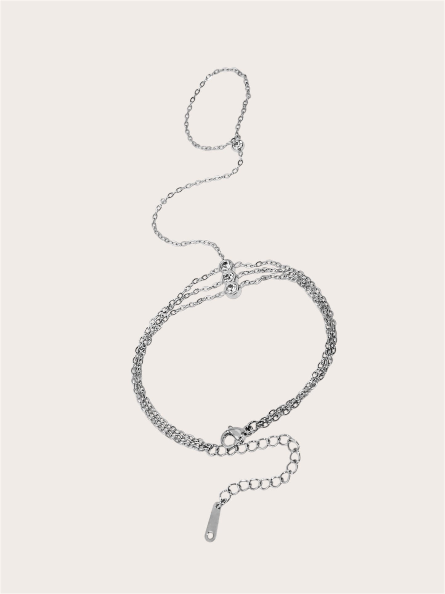 Zoe Hand Chain Bracelet SS