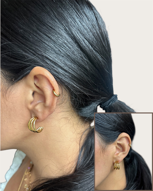 Daisy Hoop Earring SS