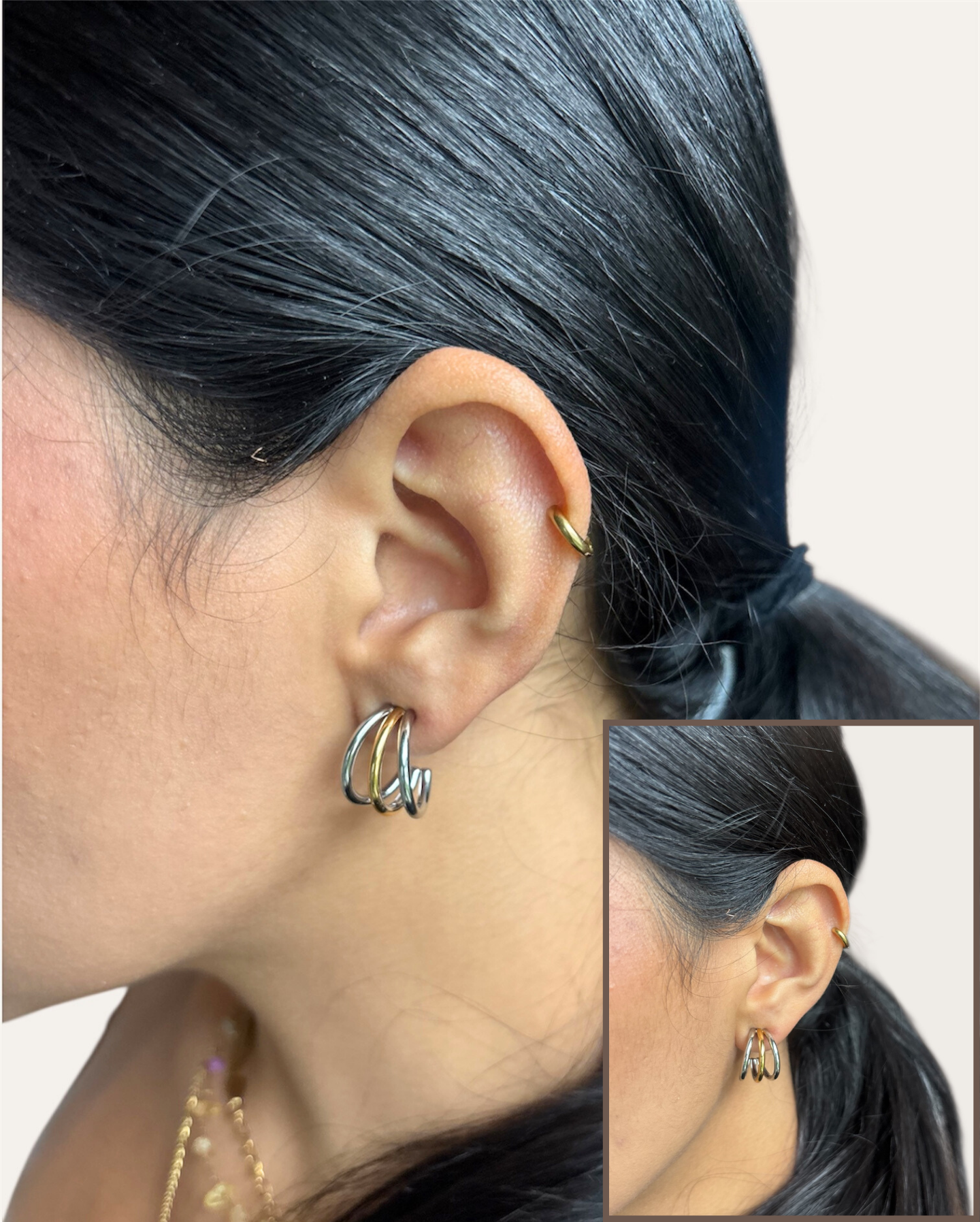 Daisy Hoop Earring SS