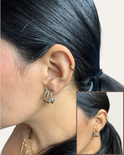 Daisy Hoop Earring SS