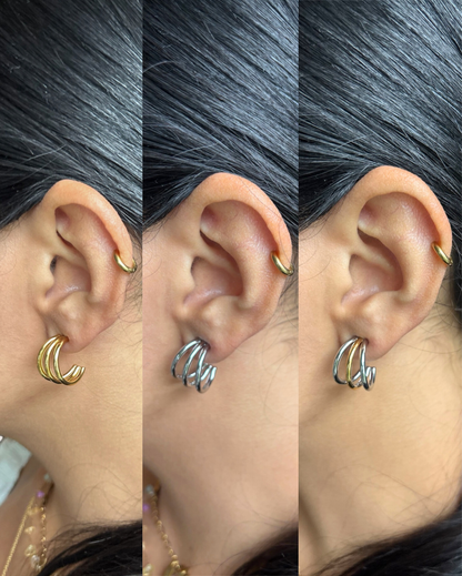 Daisy Hoop Earring SS