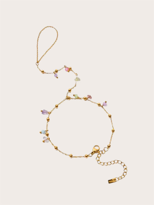 Colorful Hand Chain Bracelet SS