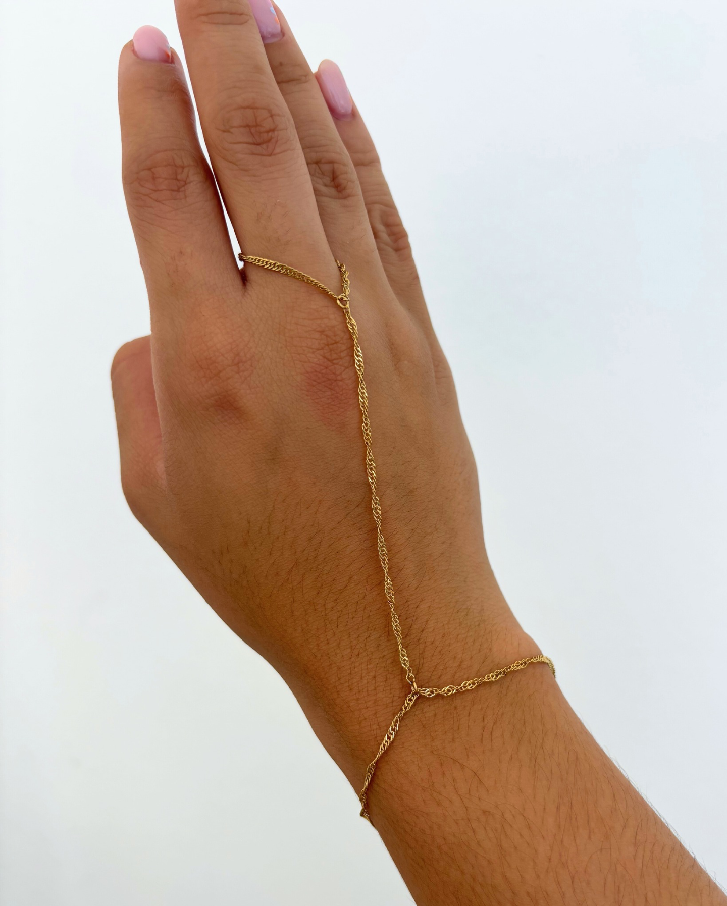 Claire Hand Chain Bracelet SS