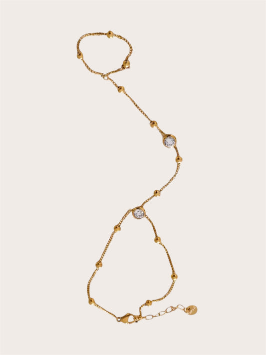 Raquel Hand Chain Bracelet SS