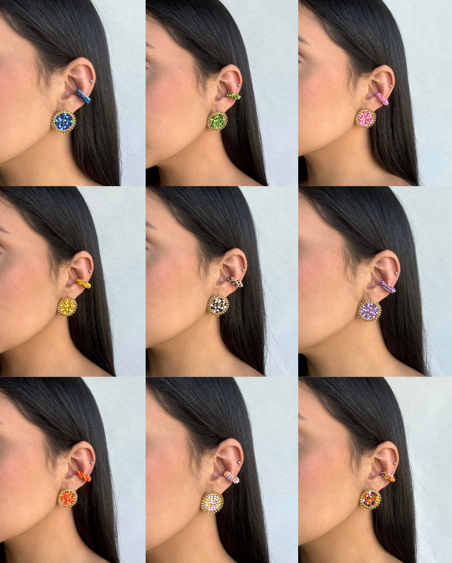 Mia Mix Studs Earring