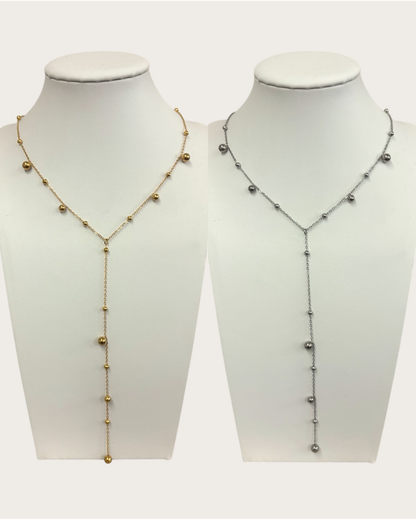 Dots Lariat Necklace SS