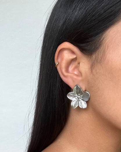 Flor Stud Earring SS