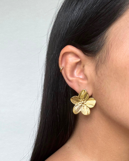 Flor Stud Earring SS