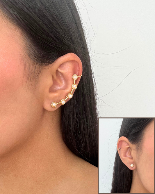 Ela Earring with Earcuff