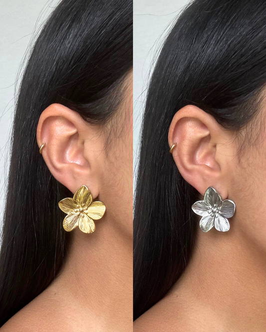 Flor Stud Earring SS
