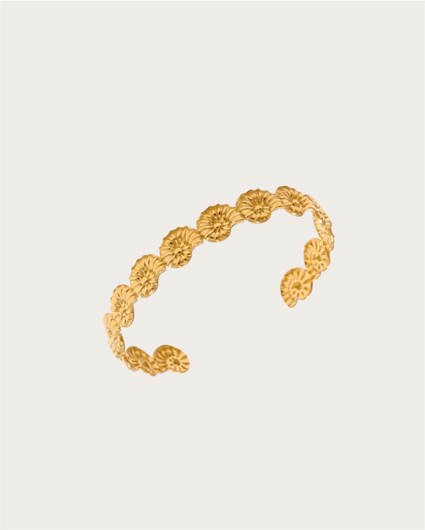 Seashell Cuff Bracelet SS