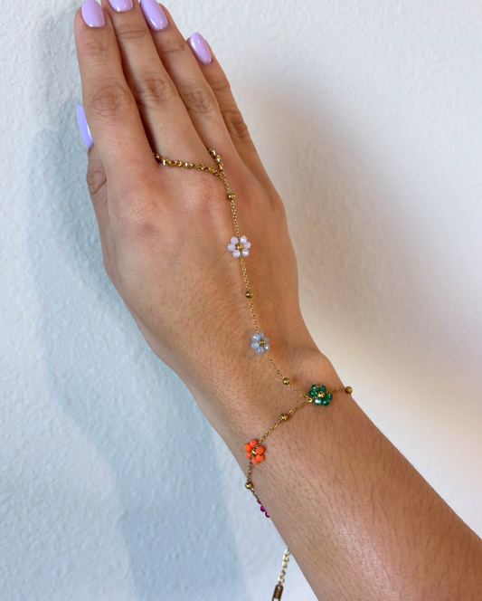 Flori Hand Chain Bracelet SS