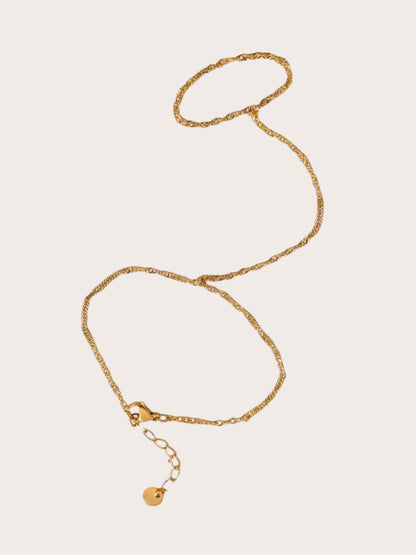 Claire Hand Chain Bracelet SS