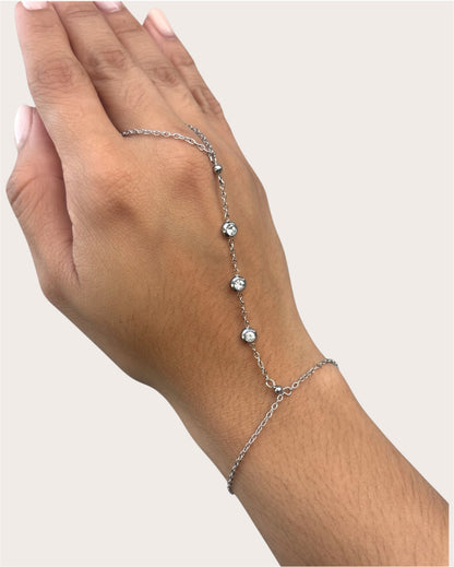 Daniela Hand Chain Bracelet SS