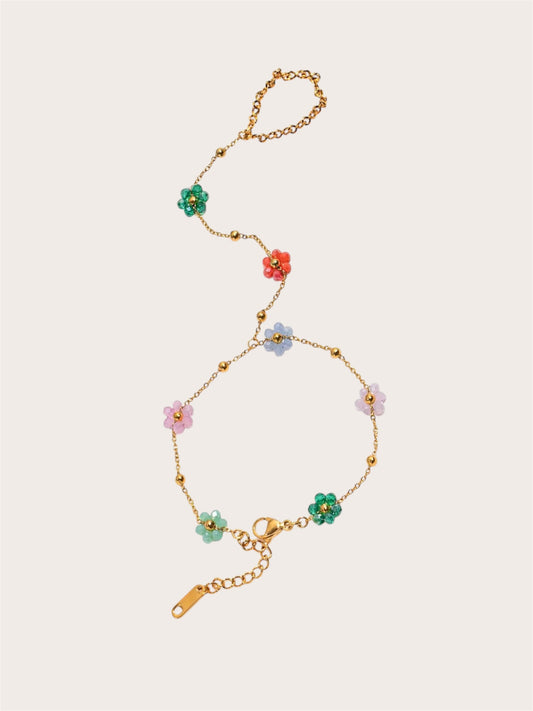 Flori Hand Chain Bracelet SS