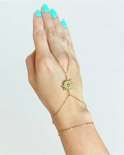 Soliris Hand Chain Bracelet SS
